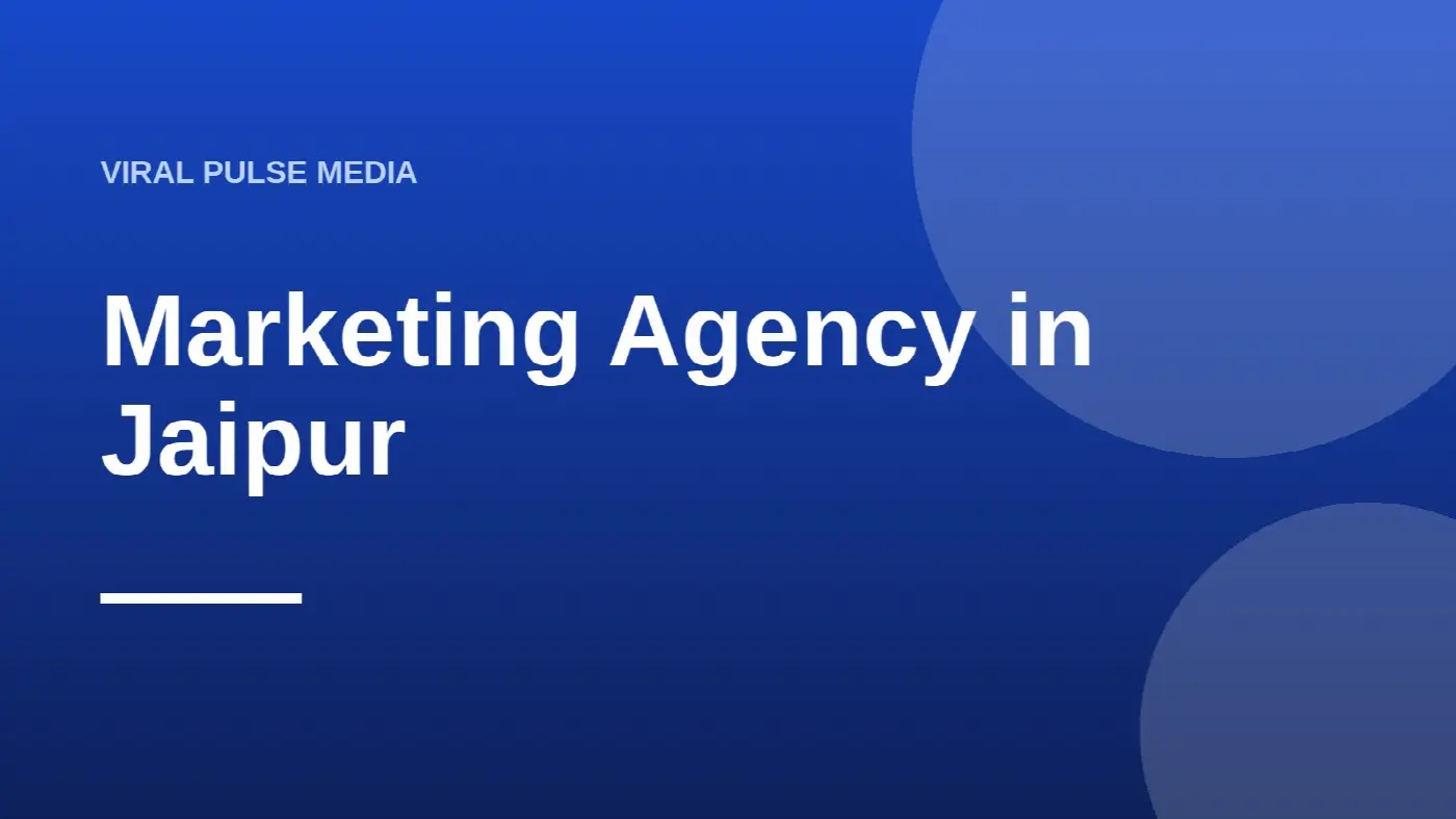 Social Media Marketing Agency in Jaipur: Costs, What to Expect, and How to Choose